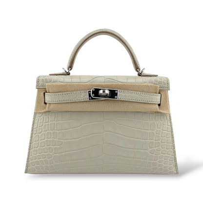 Hermes Birkin 20 Beton Alligator