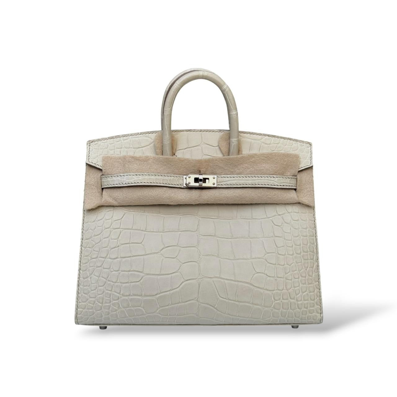 Hermes Birkin 20 Beton Alligator